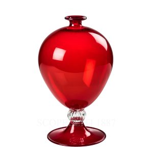 venini veronese red vase 600.01