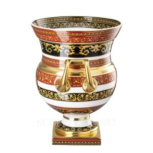 versace amphora vase medusa red