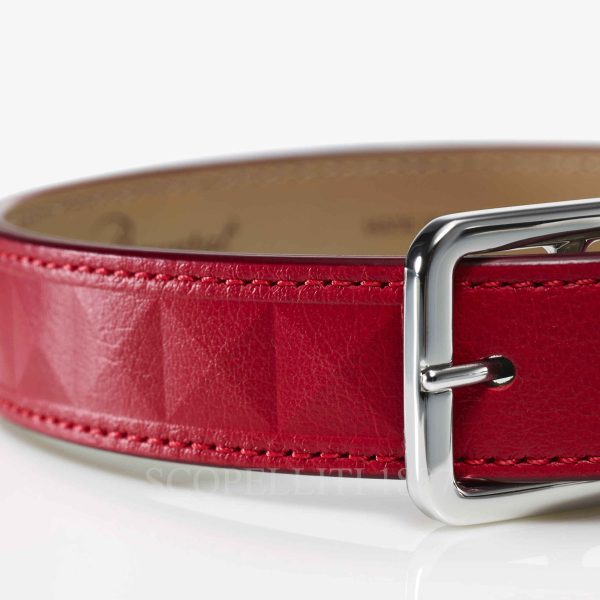 baccarat pet collar red louxor small