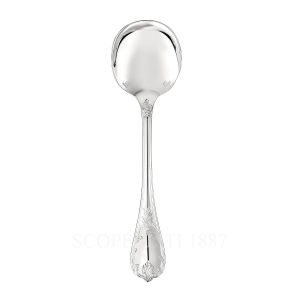 christofle marly cream soup spoon silver plated