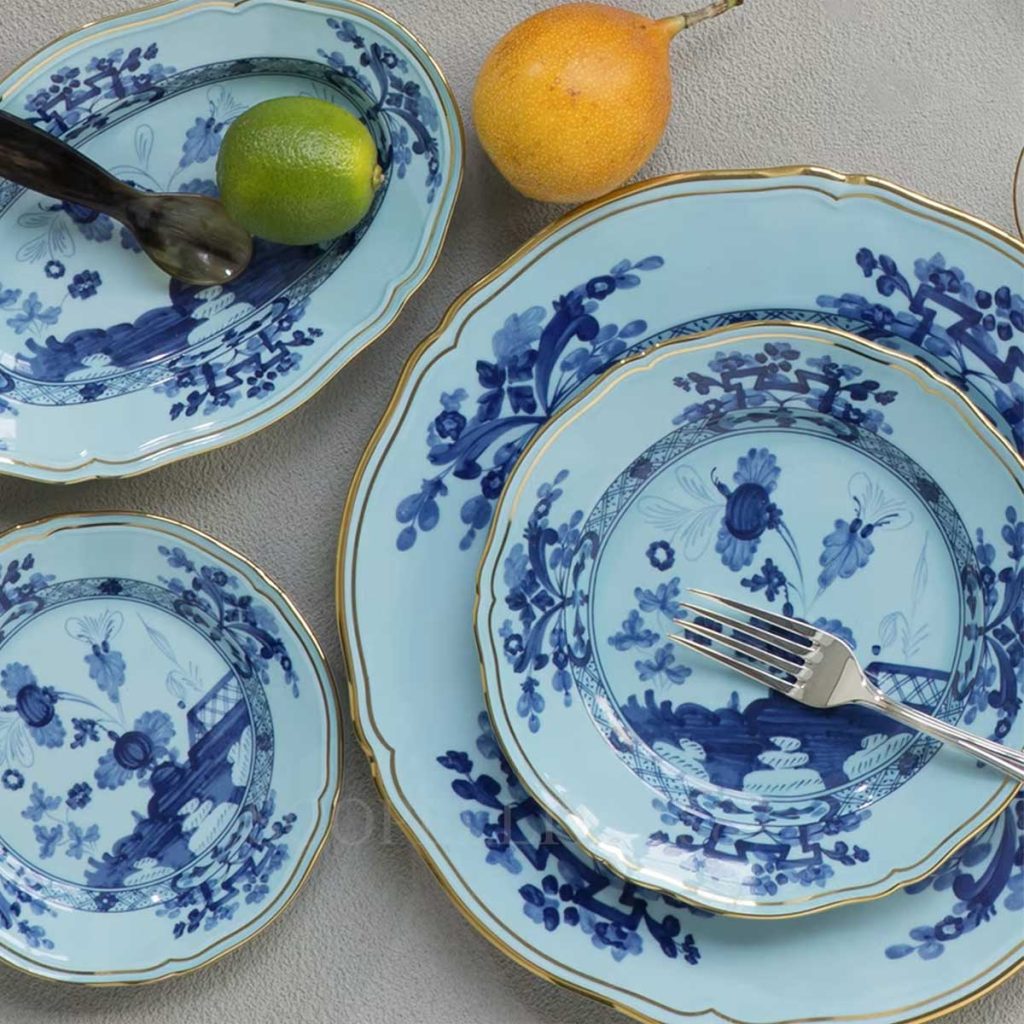 ginori plates oriente italiano iris