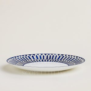 hermes dessert plate bleus d'ailleurs