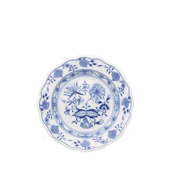 meissen blue onion bread plate