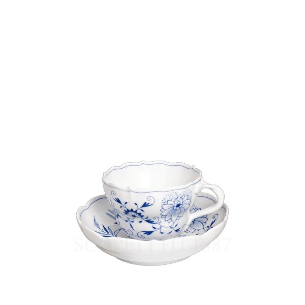 meissen blue onion coffe cup