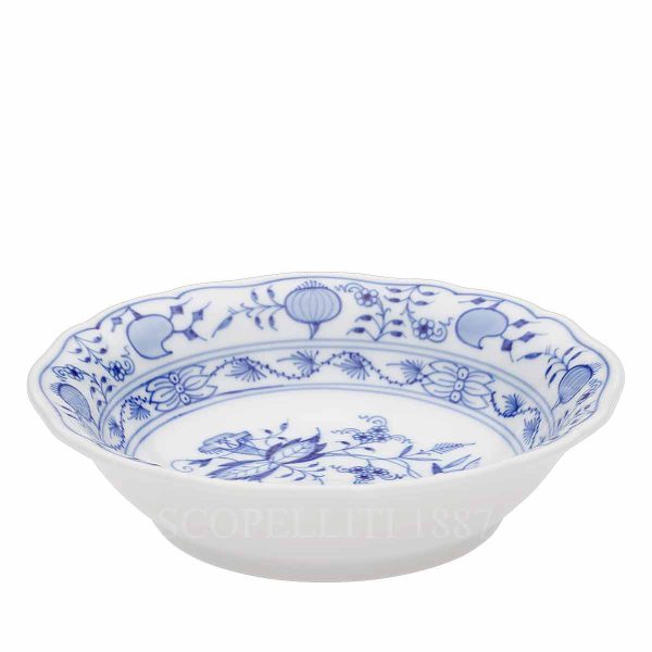 meissen blue onion dessert bowl