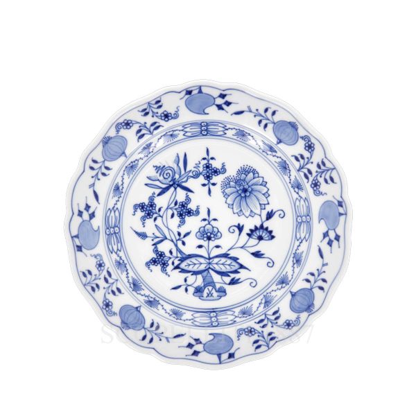 meissen blue onion dessert plate