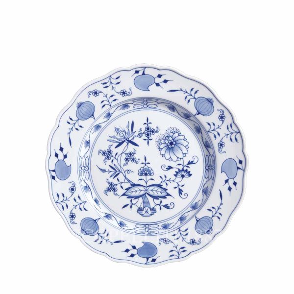 meissen blue onion dessert plate