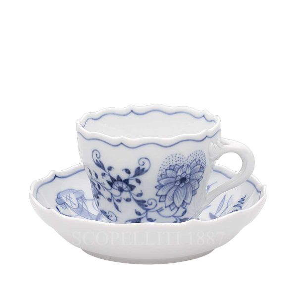 meissen blue onion espresso cup