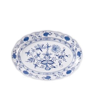 meissen blue onion platter