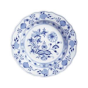 meissen blue onion starter plate