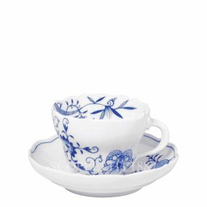 meissen blue onion style espresso cup