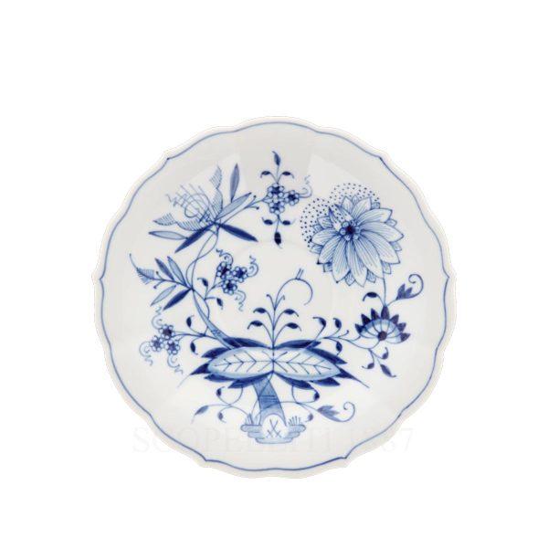 meissen blue onion tea cup saucer