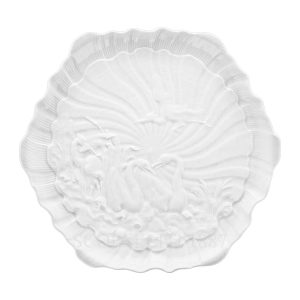 meissen swan cake dish top