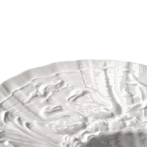 meissen swan gourmet plate deep detail