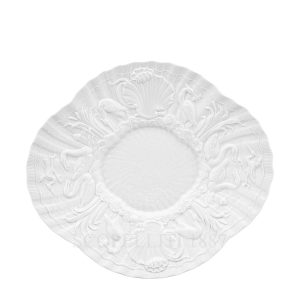 meissen swan gourmet plate flat