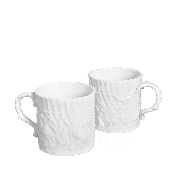 meissen swan mug set 2pcs