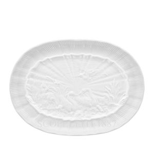 meissen swan platter oval large