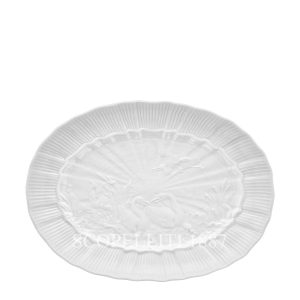 meissen swan platter oval small