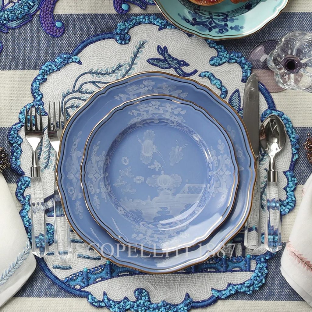 oriente italiano pervinca plate presentation