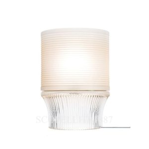 saint louis crystal lampshade large table lamp light on