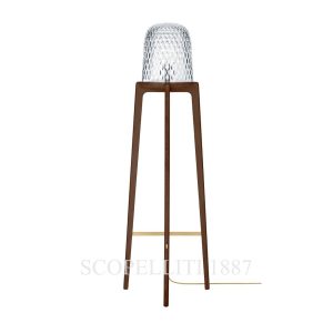 saint louis folia dark wood floor lamp