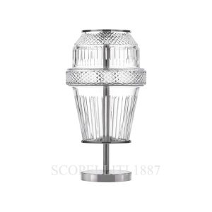 saint louis matrice chrome plated finish table lamp