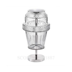 saint louis matrice chrome plated finish table lamp view