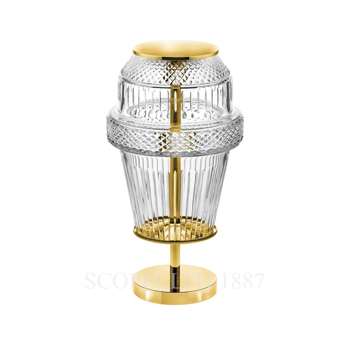 saint louis matrice golden finish table lamp view