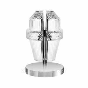 saint louis matrice nickel plated finish table lamp view