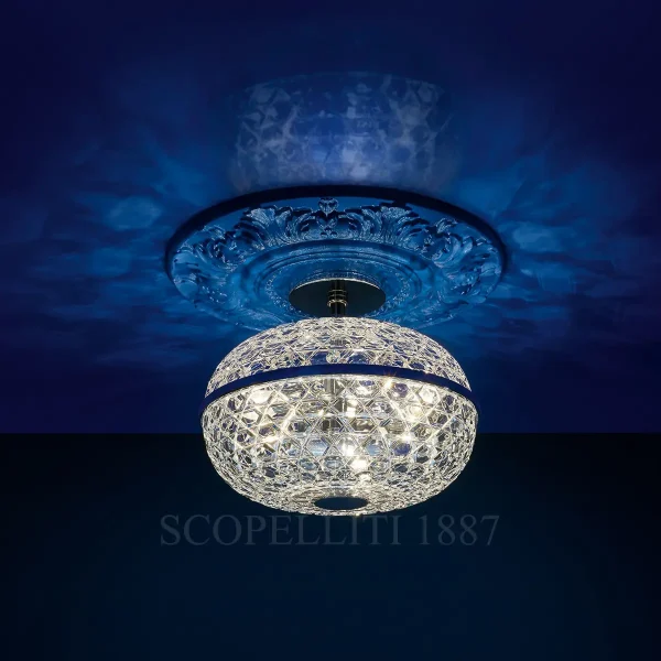 saint louis royal double ceiling light in chrome