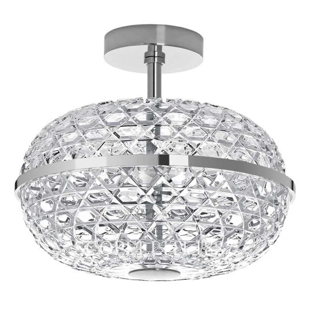 Saint Louis Royal Double Chrome Plated Finish Ceiling Light view