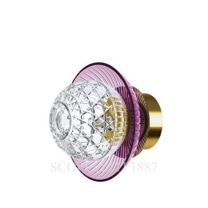 Saint Louis Royal Amethyst Sconce Gold Finish