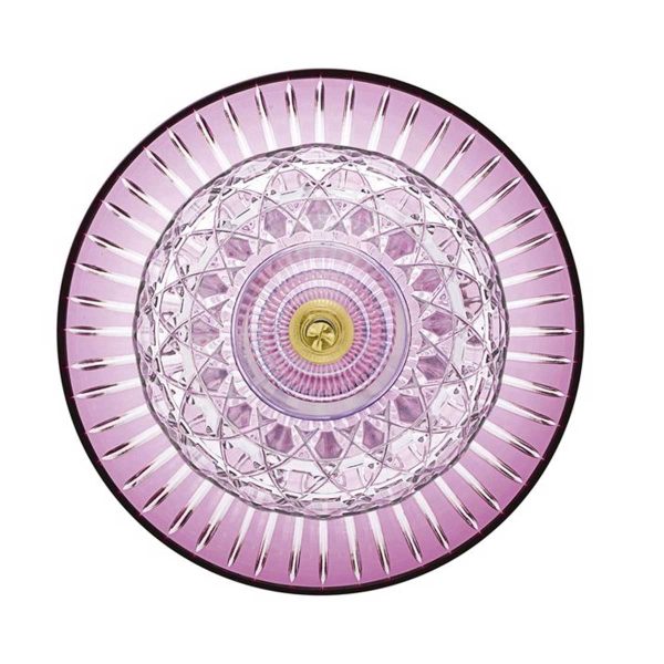 saint louis royal gold finish amethyst cup sconce top