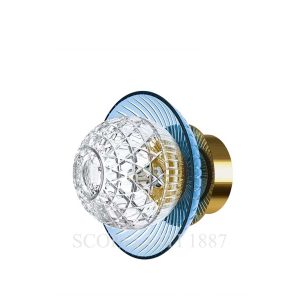 Saint Louis Royal Sky Blue Sconce Gold Finish