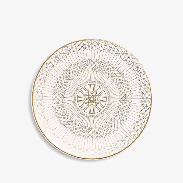 baccarat bread plate arcadia gold