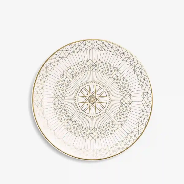 baccarat bread plate arcadia gold