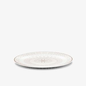 baccarat bread plate arcadia gold