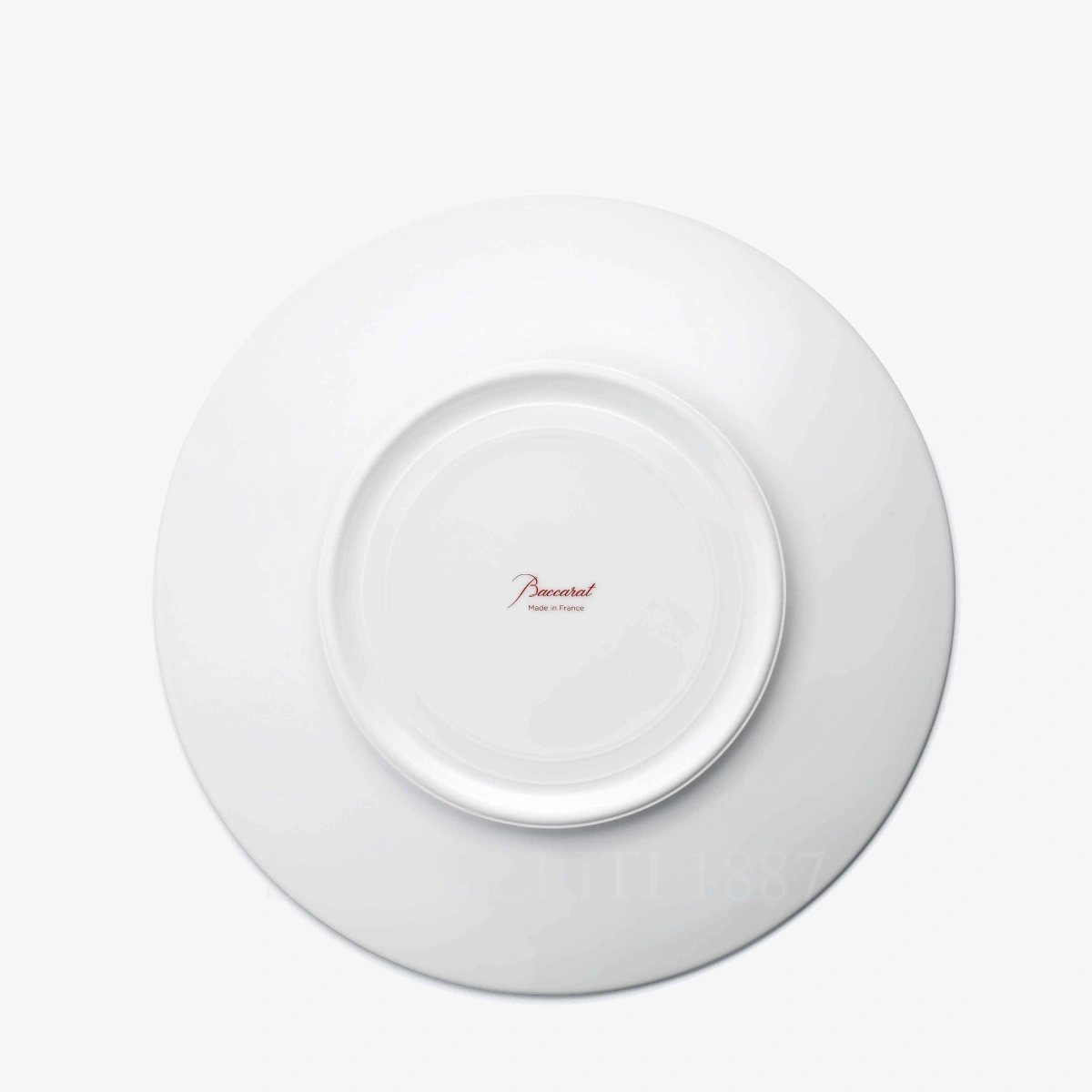 baccarat bread plate arcadia red