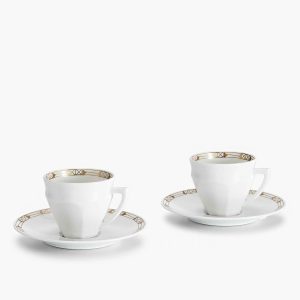 baccarat coffee cup and saucer talleyrand