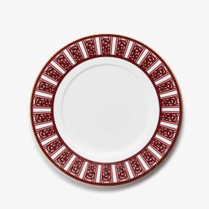 baccarat dessert plate arcadia red