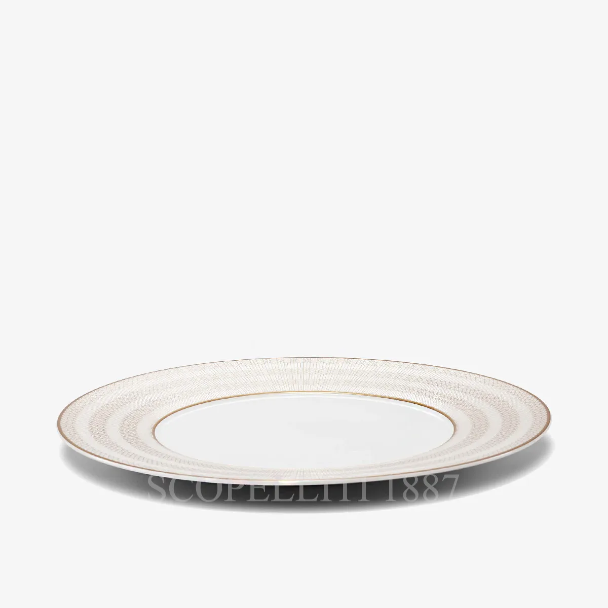 baccarat dinner plate arcadia gold