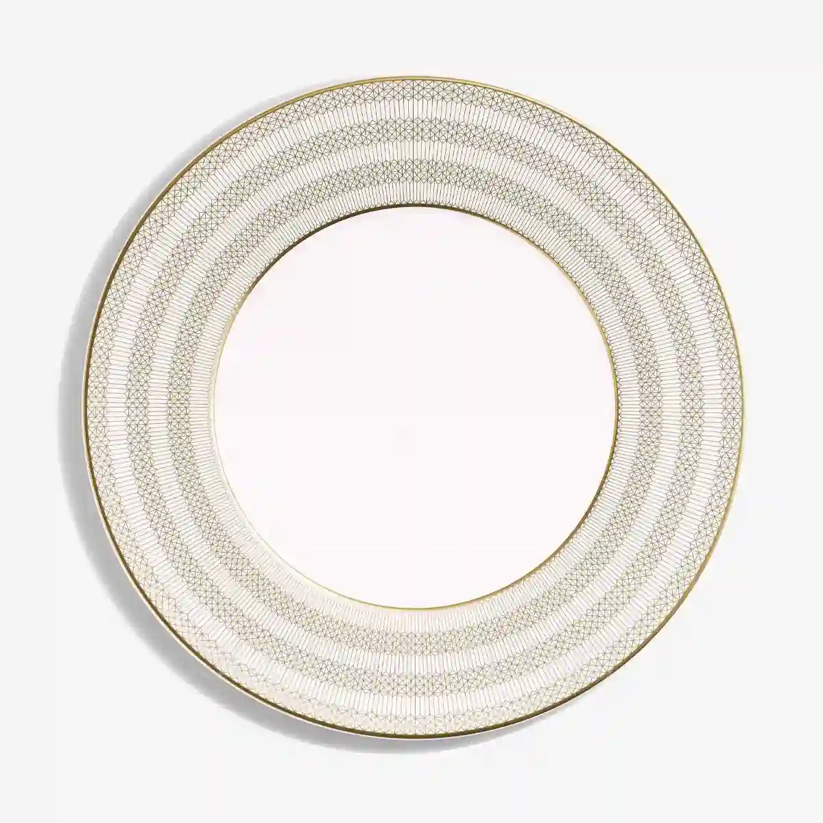 baccarat dinner plate arcadia gold