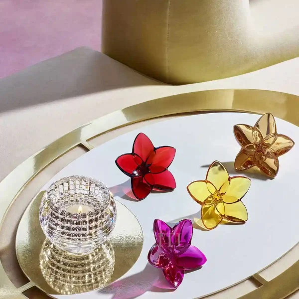 baccarat eye candle clear