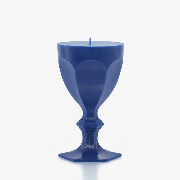 baccarat glass candle harcourt blue