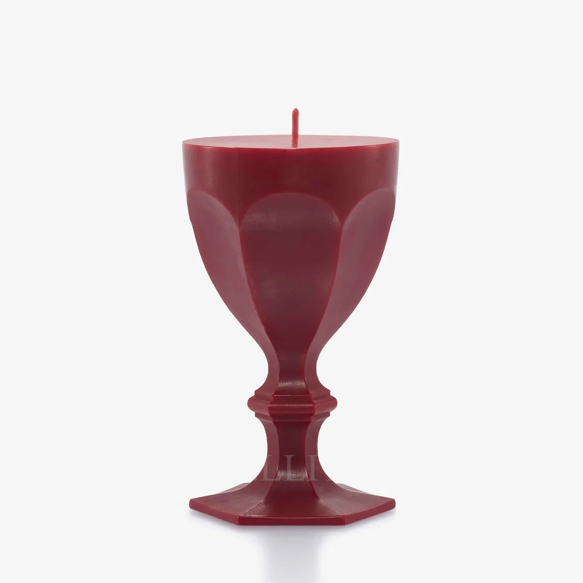 baccarat glass candle harcourt red