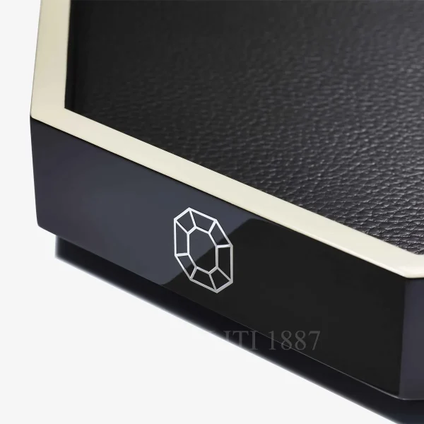 baccarat octogone tray black details