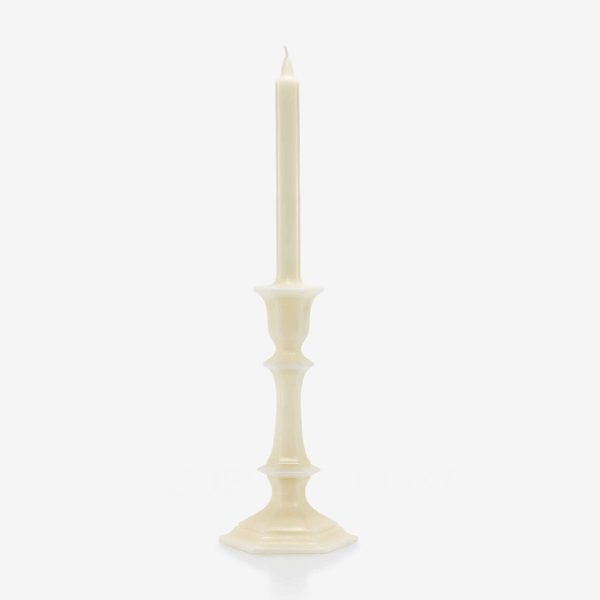 baccarat candlestick harcourt ivory