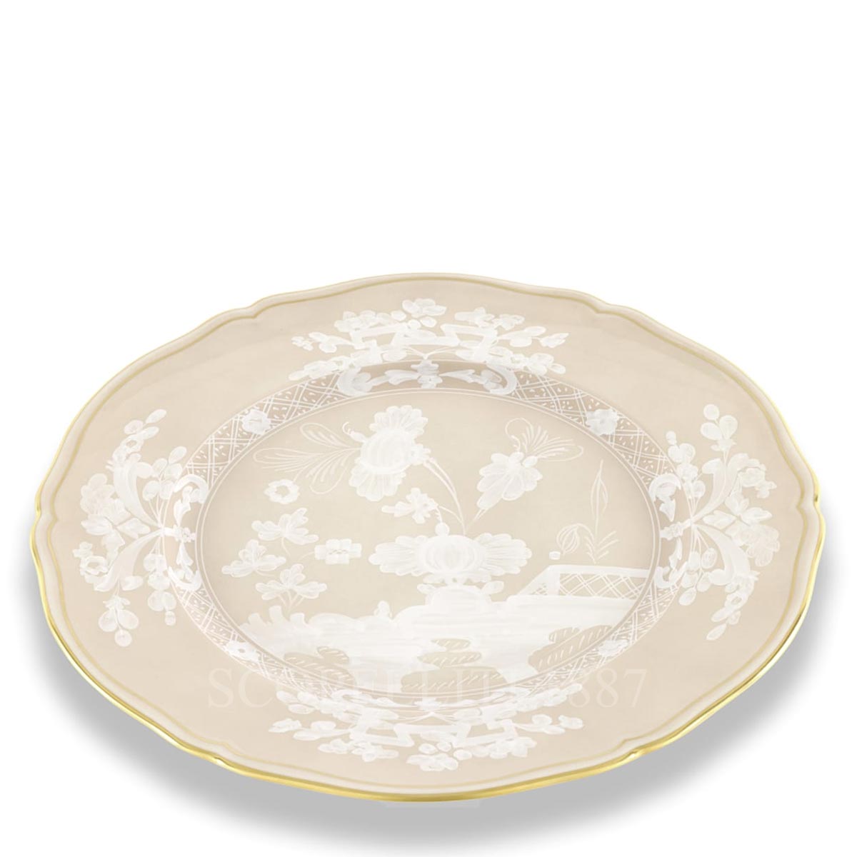 ginori 1735 oriente italiano meringue charger plate view