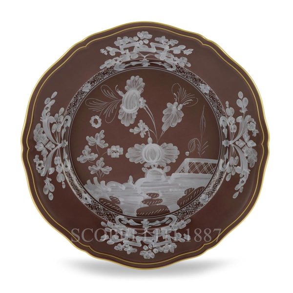 ginori 1735 oriente italiano castagna dinner plate