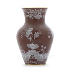 Ginori 1735 Oriente Italiano castagna Ming Vase